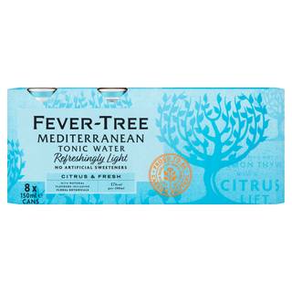 Fever-Tree Mediterranean Tonic Water (8 pack, 150 ml)