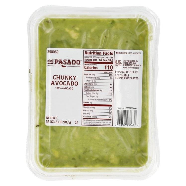 Del Pasado Chunky Avocado Tray Fresh