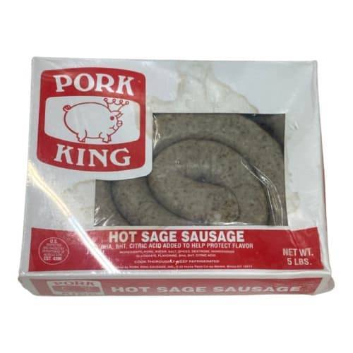 Pork King Hot Sage Sausage (5 lbs), Delivery Near You