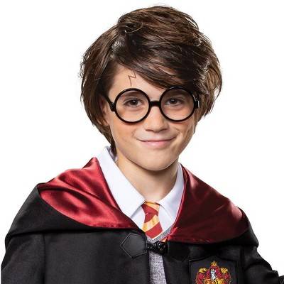 Kids' Harry Potter 2pc Scar Tattoo and Glasses Halloween Costume Accessory Set