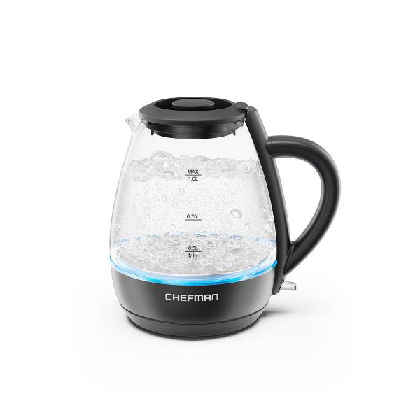 Chefman Electric Kettle With Tea Infuser and Removable Lid