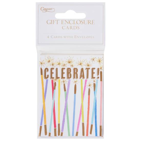 Caspari Party Candles Gift Enclosure Cards