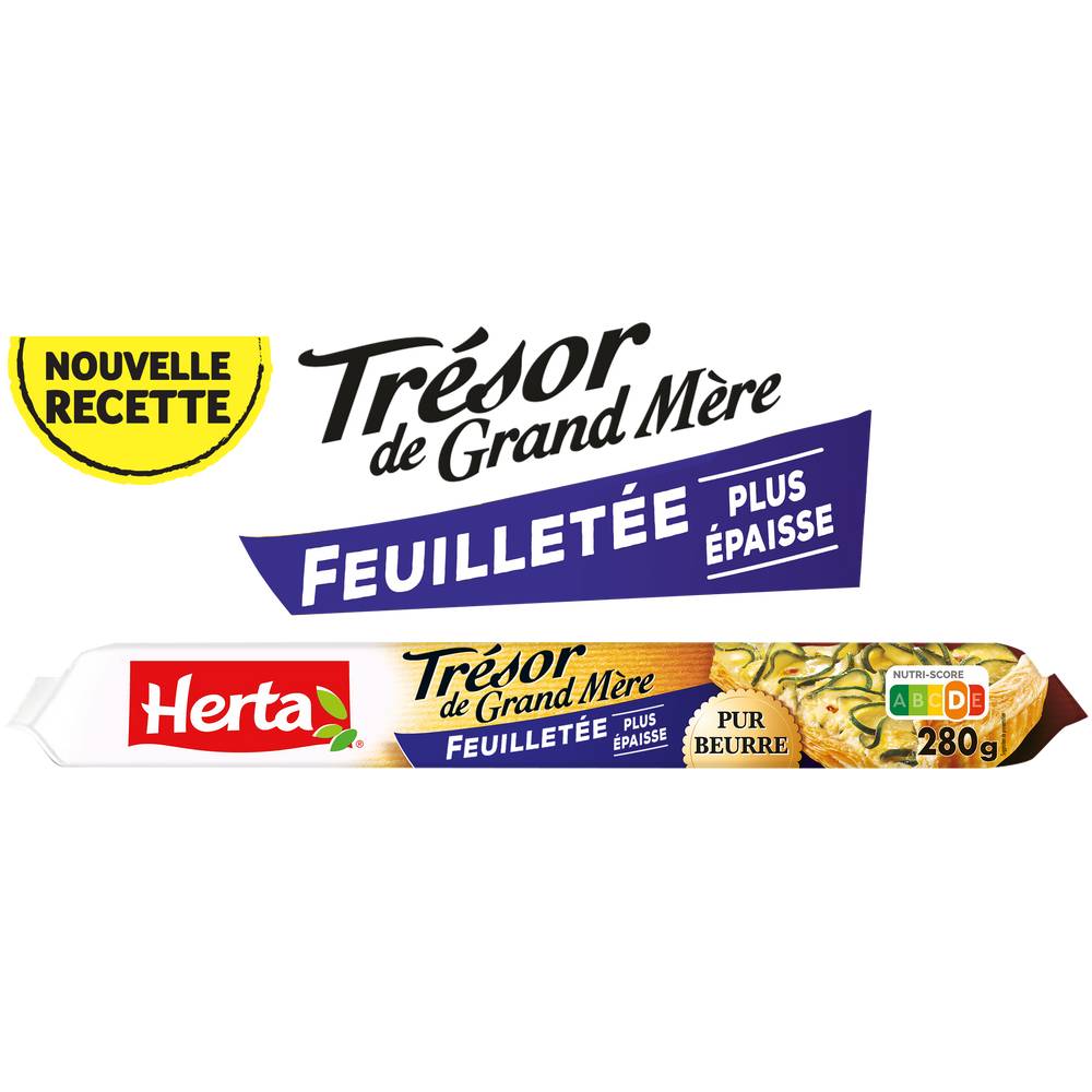 Herta - Pâte à tarte feuilletée pur beurre trésor de grand-mère