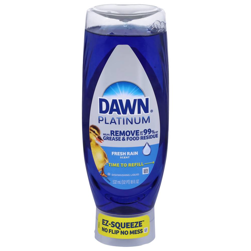 Dawn Platinum Ez-Squeeze Refreshing Dishwashing Liquid (fresh rain)