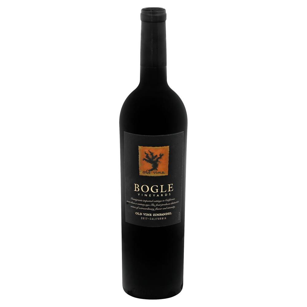 Bogle Vineyards California Old Vine Zinfandel Red Wine, 2017 (750 ml)