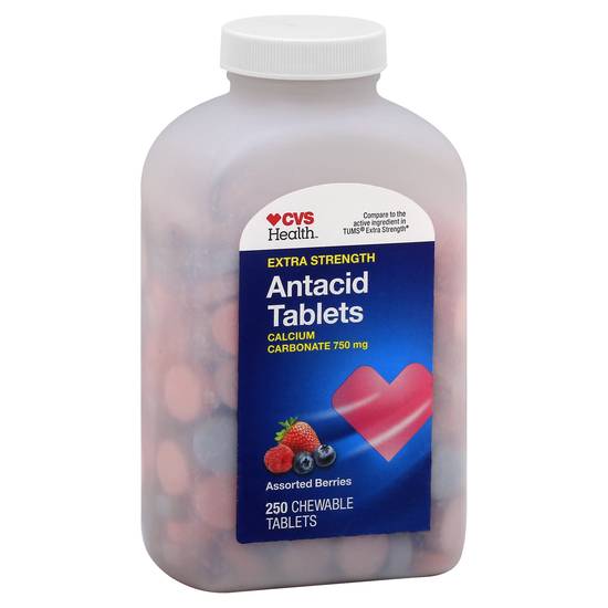 Cvs Health Antacid Calcium Carbonate Chewable Tablets (assorted berries)