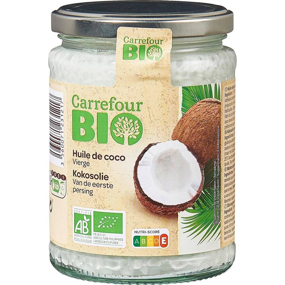 Carrefour Bio - Huile de coco vierge