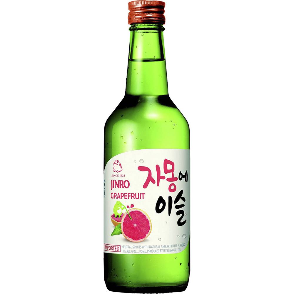 Jinro Chamisul Soju Vodka, Grapefruit (375 ml)