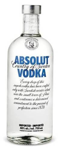 Absolute Vodka (750 ml)