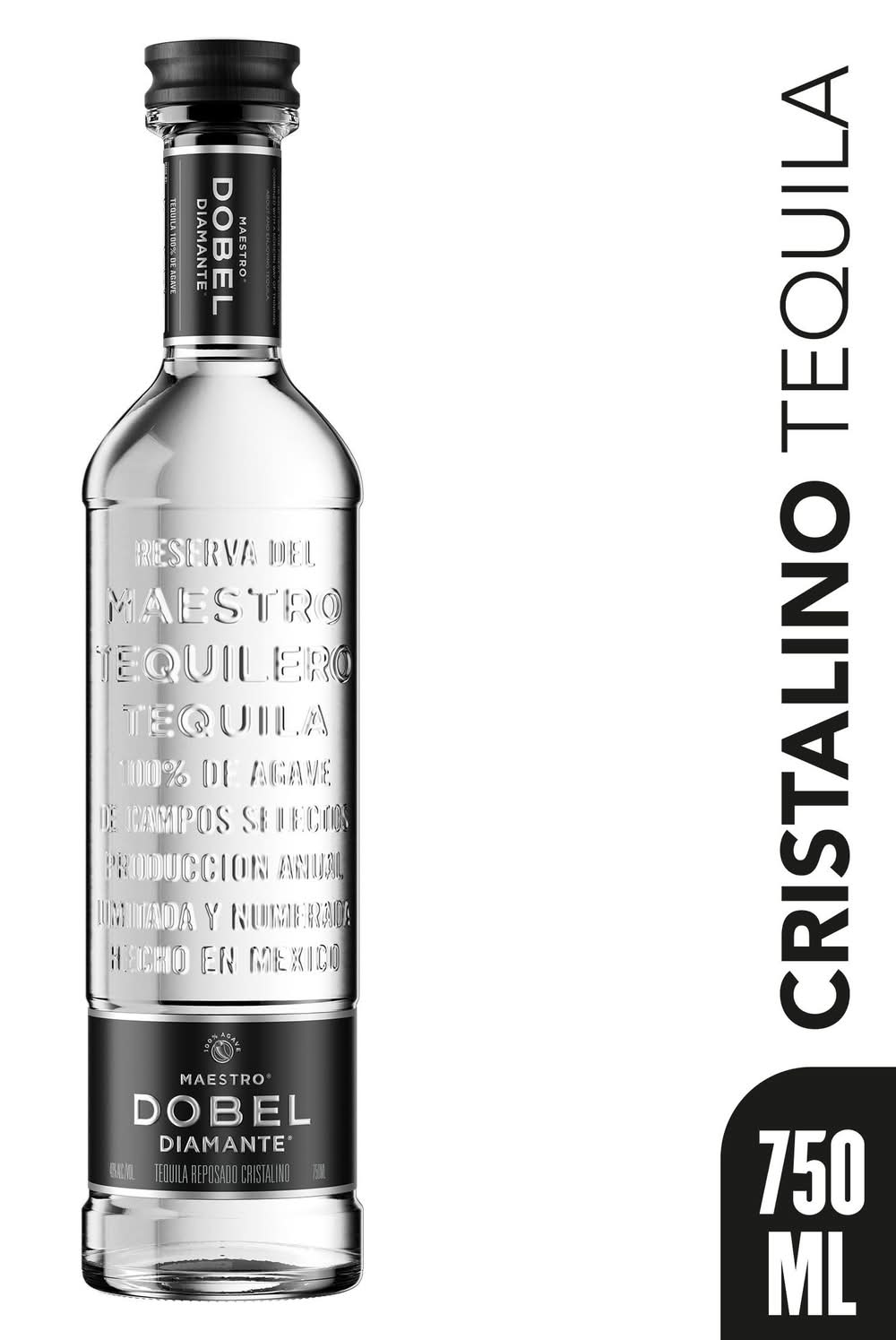 Maestro Dobel Diamante Cristalino Reposado Tequila (750 ml)