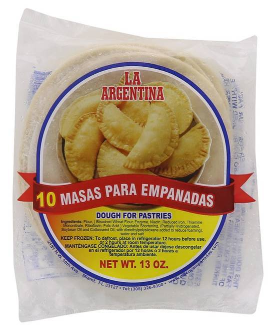 La Argentina Masas Para Empanadas Dough For Pastries (10 ct)