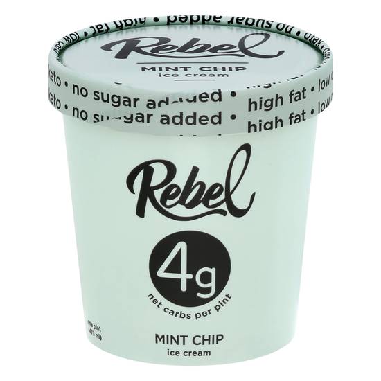 Rebel Keto Mint Chip Ice Cream (1 pint)