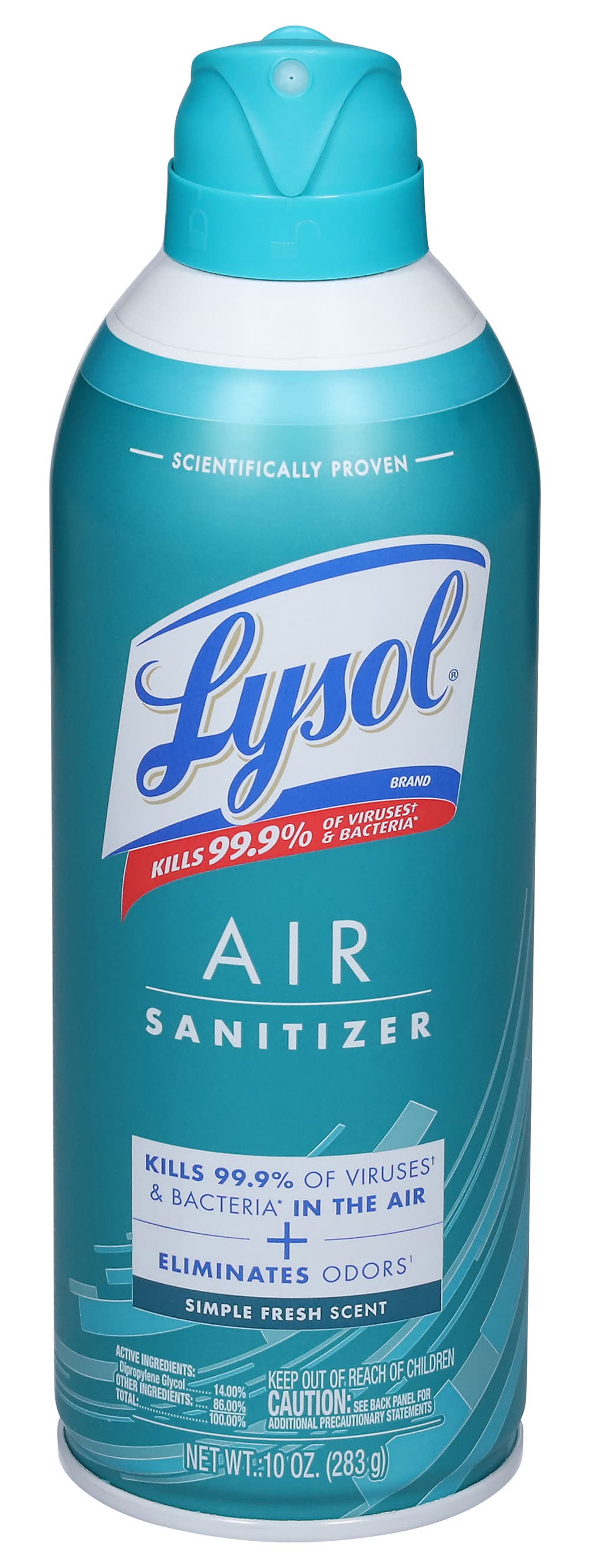 Lysol Air Sanitizer, Simple Fresh (10 oz)