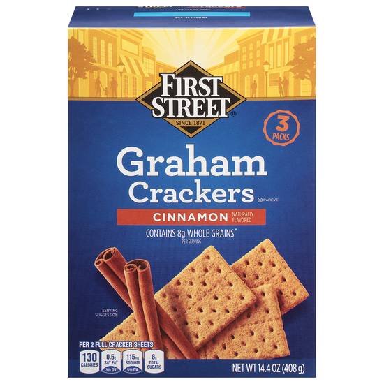 First Street Graham Crackers (cinnamon)