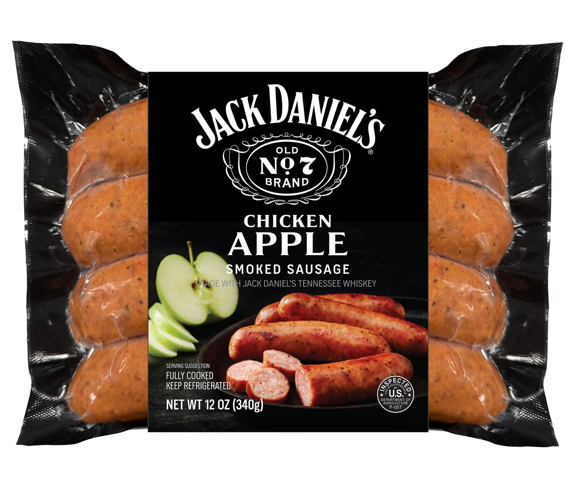 Jack Daniel's Smoked Sausage Links, Chicken Apple (12 oz)
