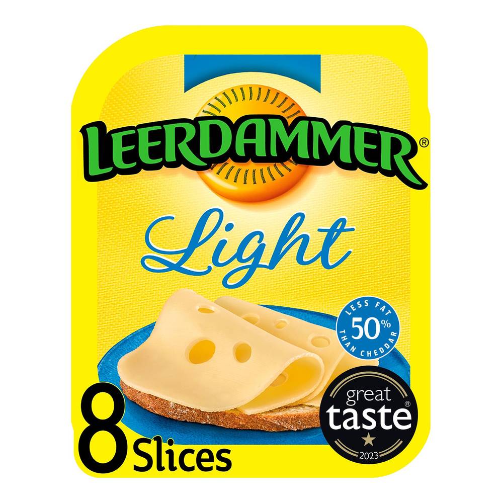 Leerdammer Light Dutch Cheese Slices x8 160g