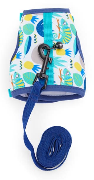 EveryYay Wear With Flair Jungle-Print Ferret Harness and Leash, Medium