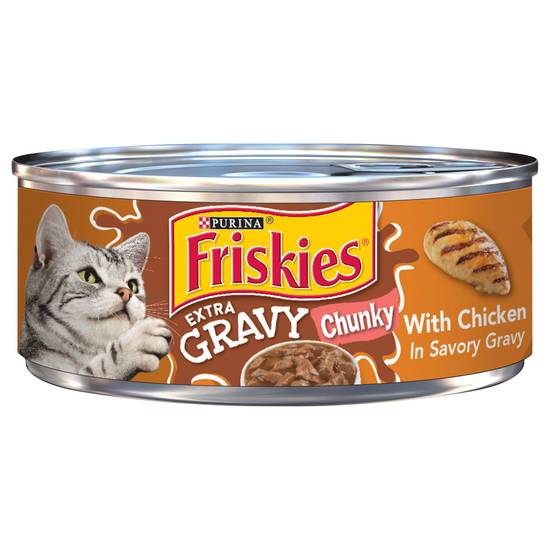 Friskies Extra Gravy Chunky Chicken Cat Food