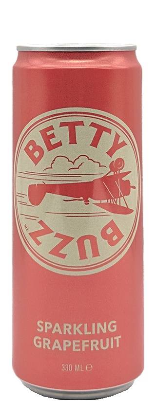 Betty Buzz Sparkling Grapefruit 6x330ml Cans