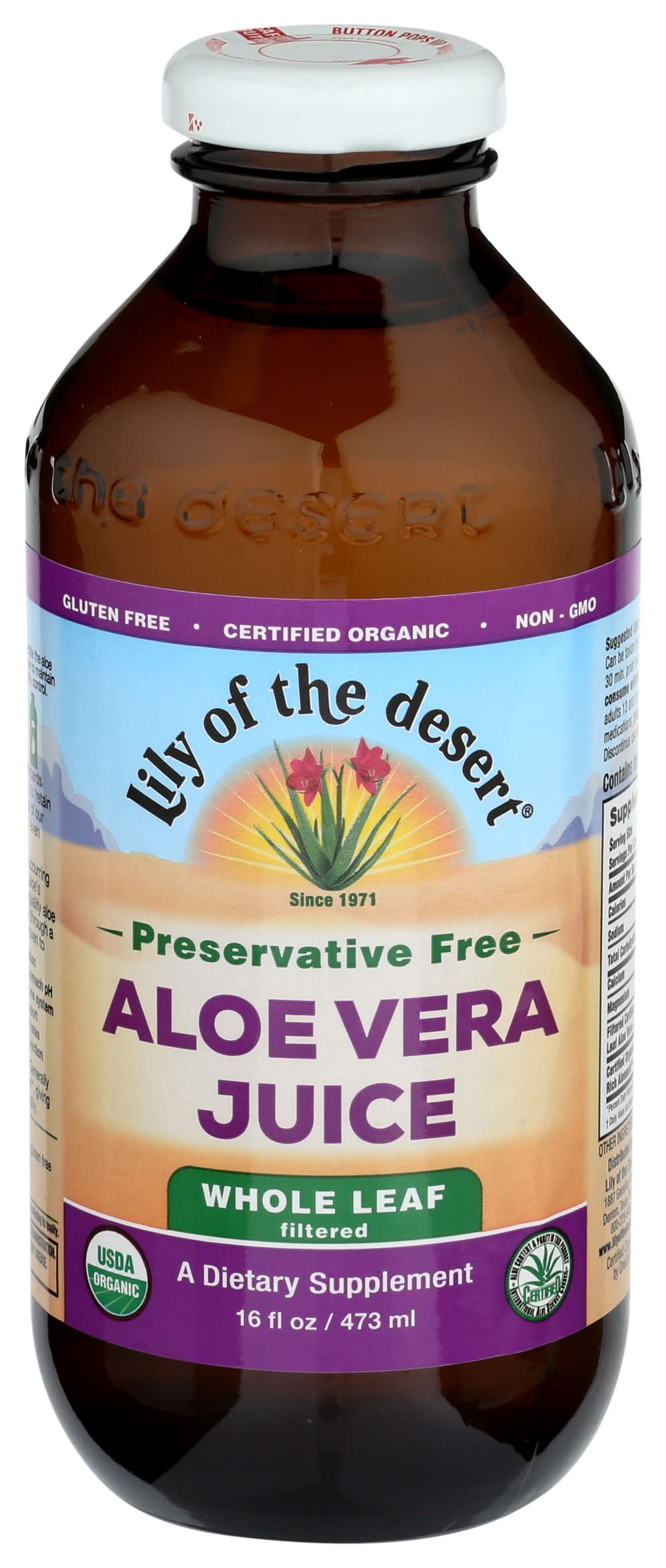 Order Lily of the desert Aloe Vera Whole Leaf Gel - Delivery Near me | Uber  Eats