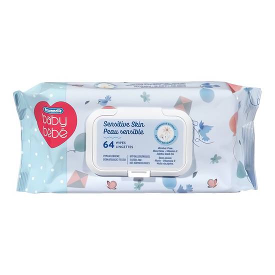 Personnelle Sensitive Skin Baby Wipes (64 units)