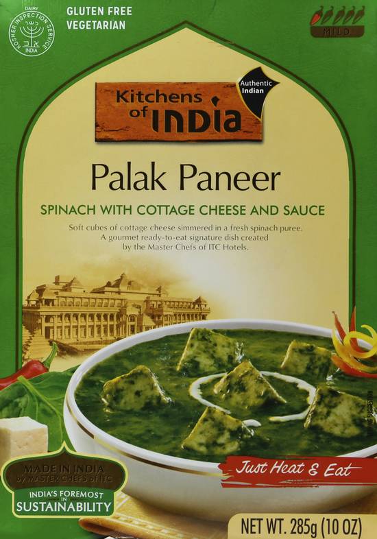Kitchens Of India Palak Paneer
