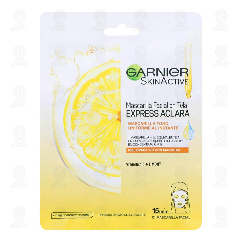 Garnier skin active · Mascarilla facial express aclara (28 g)