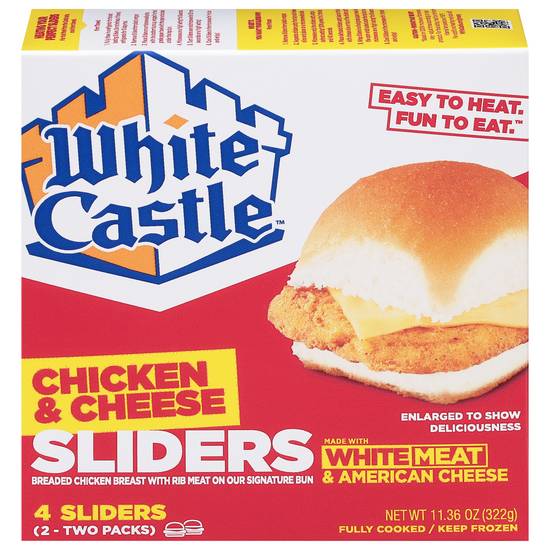 White Castle Chicken & Cheese Sliders (4 ct)
