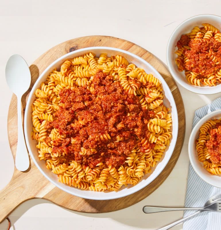 CATERING KIDS FUSILLI PASTA WITH MEAT SAUCE