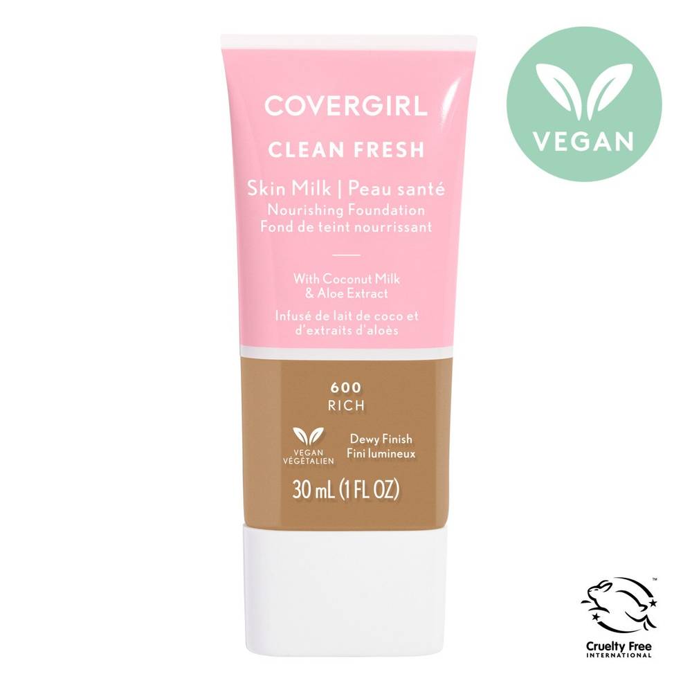 Covergirl Clean Fresh Skin Milk Rich 600 Liquid Foundation