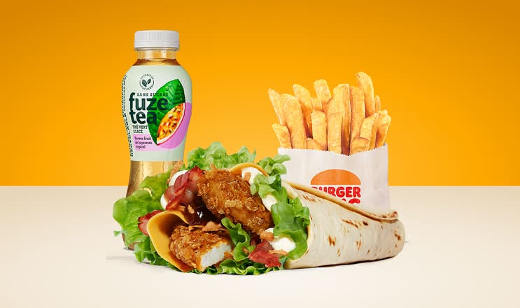 Wrap Chicken Cheese & Bacon