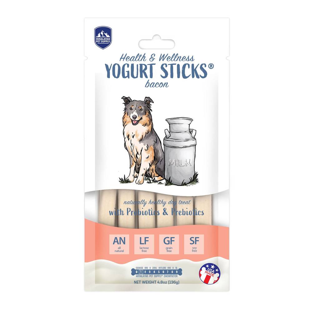Himalayan Dog Chew Yogurt Sticks Soft Chew All Life Stage Dog Treats - Bacon (Flavor: Bacon, Size: 4.2 Oz)