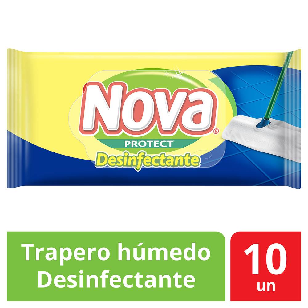 Nova trapero húmedo desinfectante (bolsa 10 u)