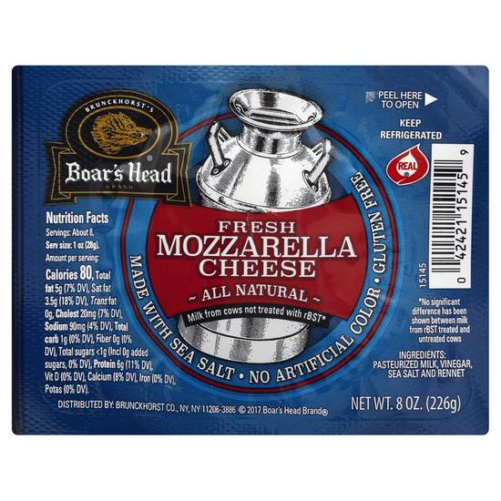 Boar's Head All Natural Fresh Mozzarella Cheese (8 oz)