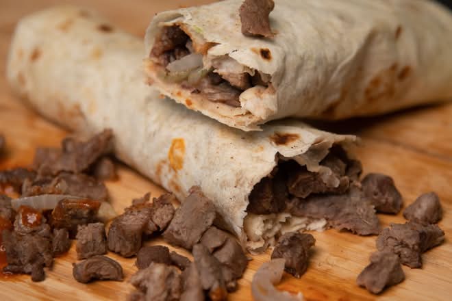 Burrito de Bistec Grande
