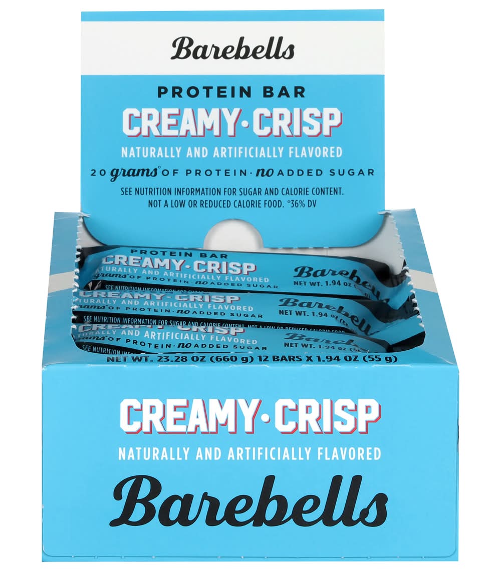 Barebells Creamy Crisp Protein Bar (1.9 oz, 12 ct)