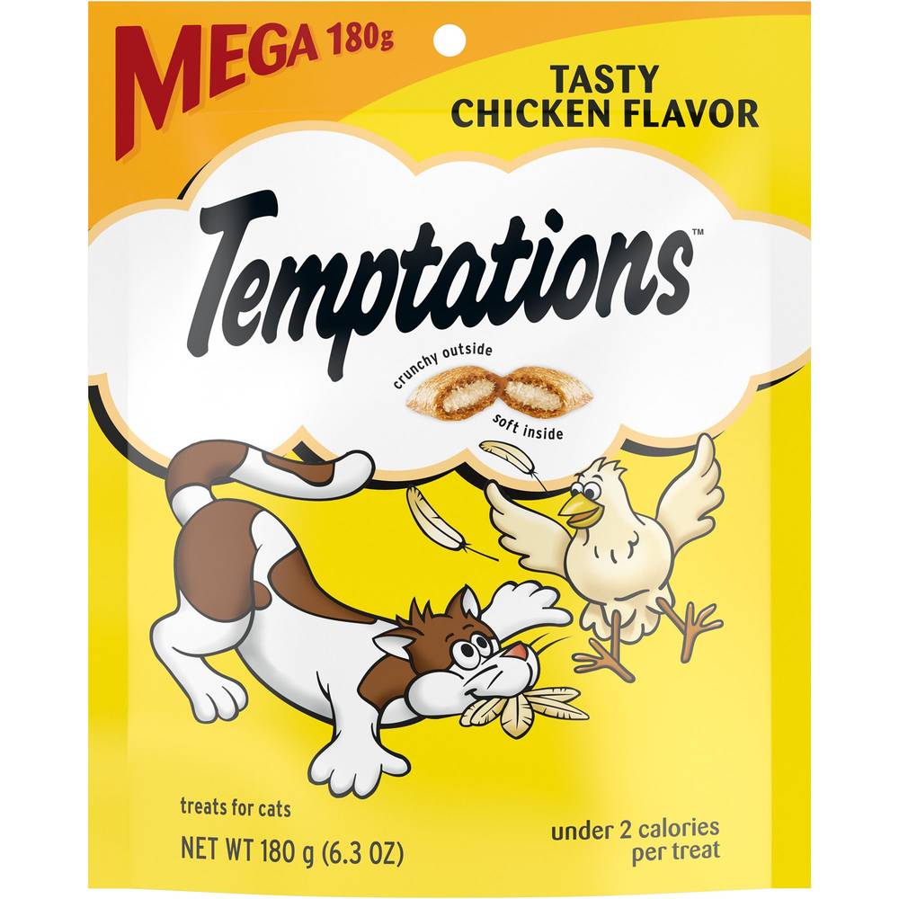 Temptations™ Adult Cat Treats - Tasty Chicken Flavour (Size: 180 G)