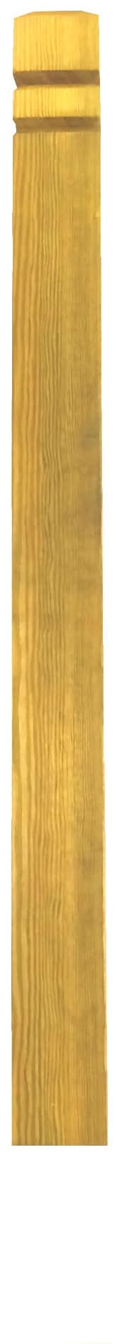 Severe Weather 4-in x 4-in x 4-ft Natural Pressure Treated Pine Wood Deck Post