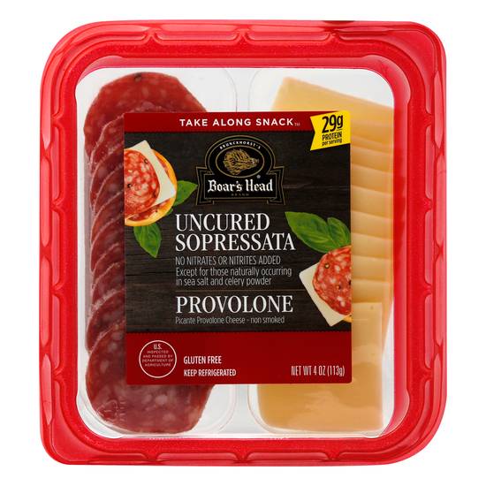 Boar's Head Take Along Snack Sopressata Picante Provolone Cheese