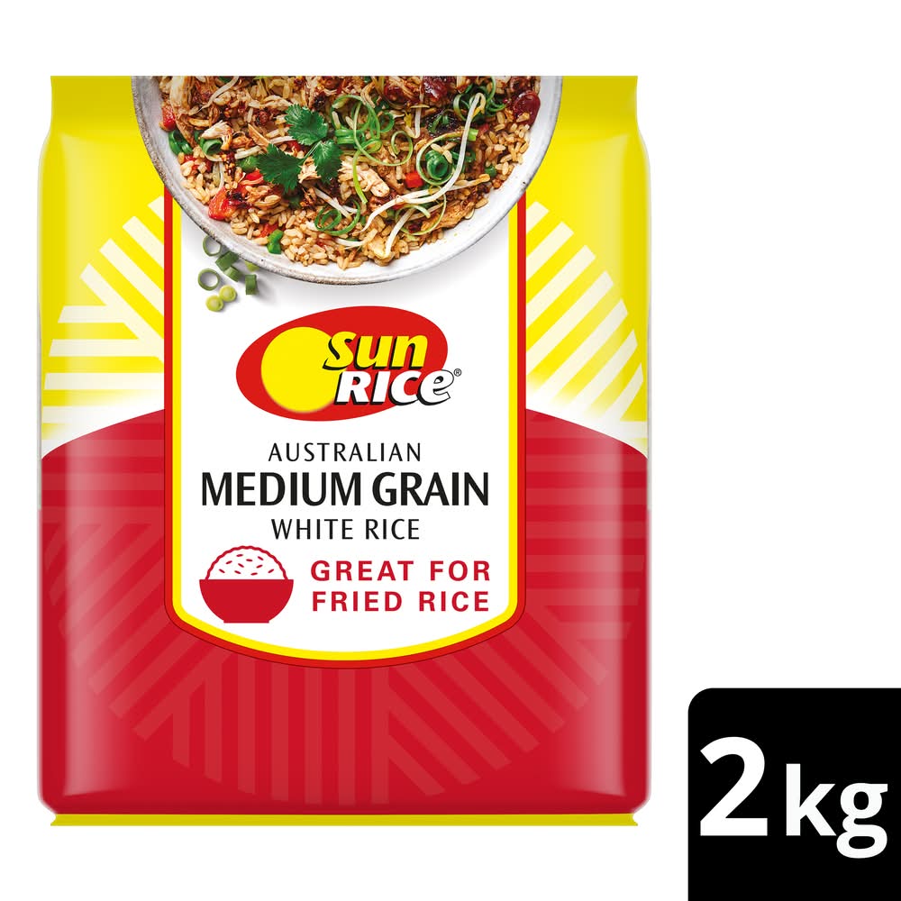 SunRice Australian Medium Grain Rice (2kg)