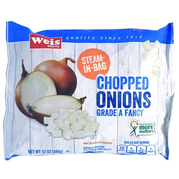 Weis Quality Onion Steamed Chopped (12 oz)