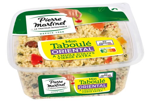 Pierre Martinet Taboulé  orient à la l'huile d'olive