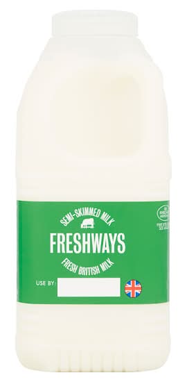 Freshways Semi-Skimmed Milk (568ml)