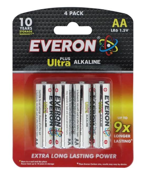 Everon Batteries AA 4pk