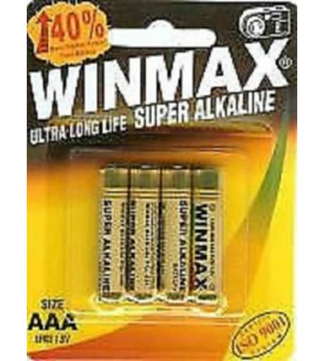 Winmax Batt Super Alkl Aa 4pk