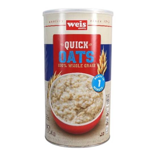 Weis Quality Quick Oats 100% Whole Grain