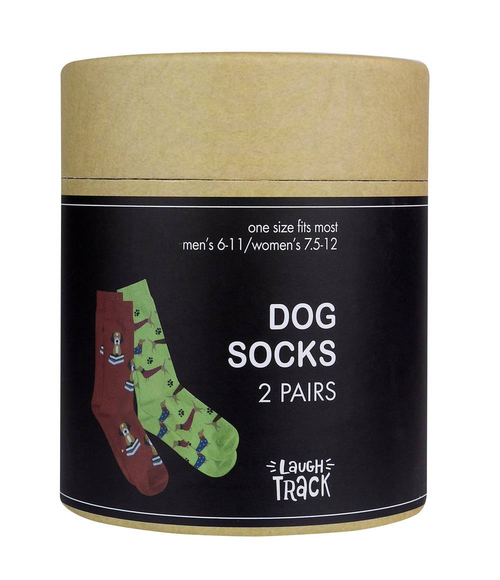 Laugh Track Dog Socks, Multi (2 ct)