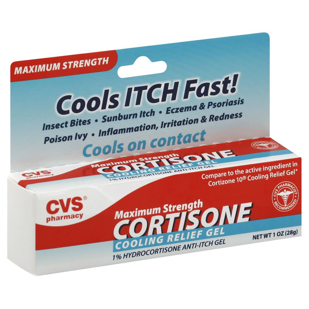 CVS Pharmacy Maximum Strength Cortisone Colling Relief Gel (1 oz)