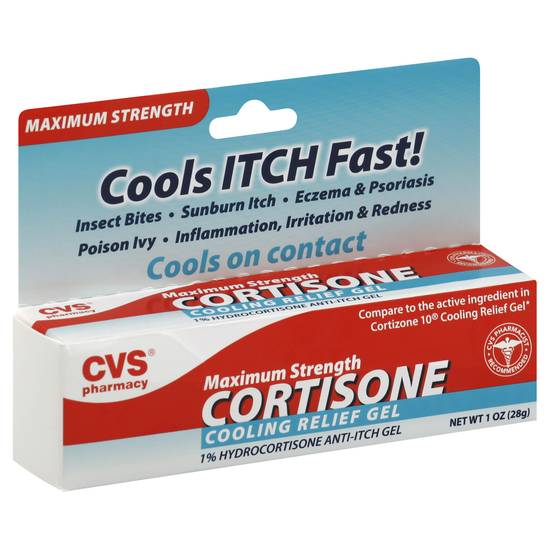 Cvs Maximum Strength Cortisone Colling Relief Gel