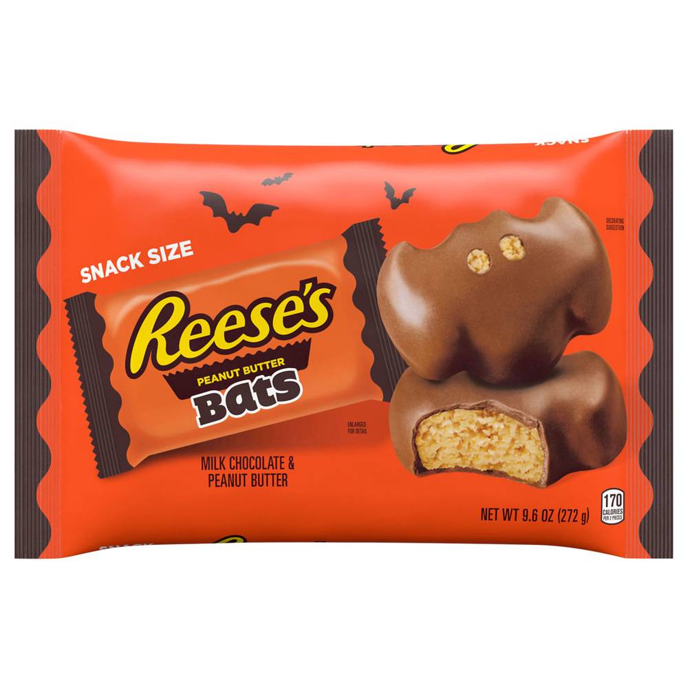 Reese's Milk Chocolate Peanut Butter Snack Size Bats (9.6 oz)